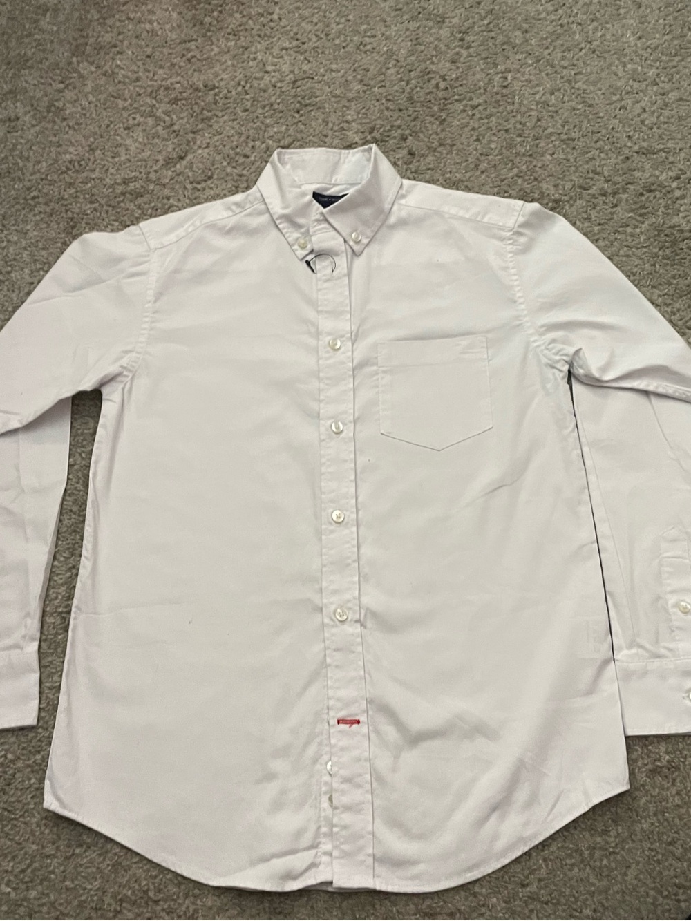 Tommy Hilfiger White Button-Down Kids Shirt